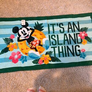 Two NWT Disney Collection Mickey Mouse beach towels.